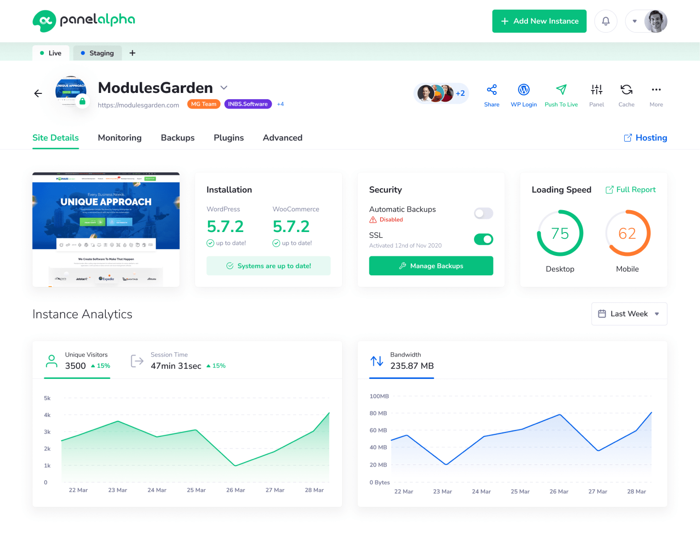 Panel Alpha - Quick Onboarding