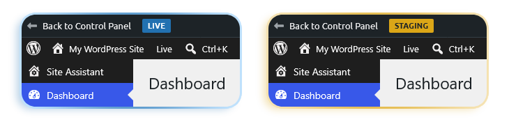 Live / Staging Labels - PanelAlpha v1.9.8