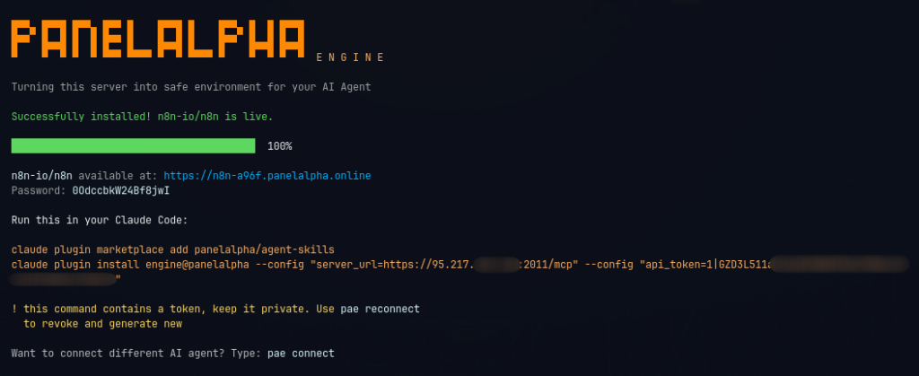 PanelAlpha Engine - One-Line App Deployment Command