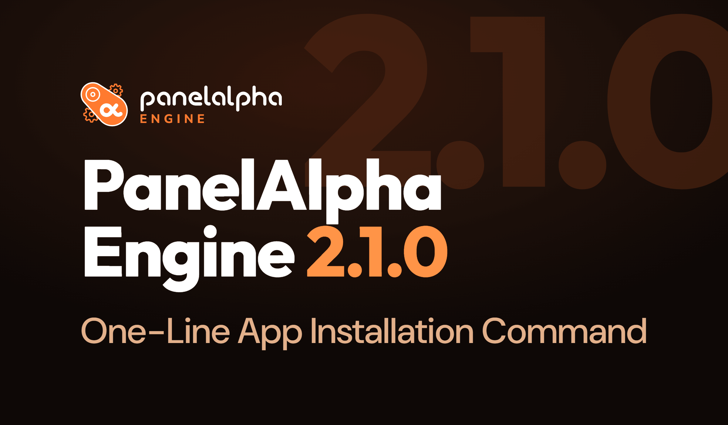 PanelAlpha Engine 2.1.0: One command closer to the easiest way to self-host