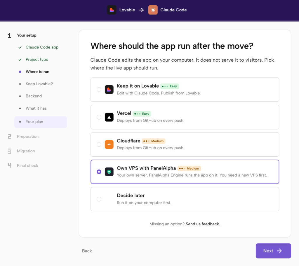 MoveYourCode - Step-by-Step Migration Process